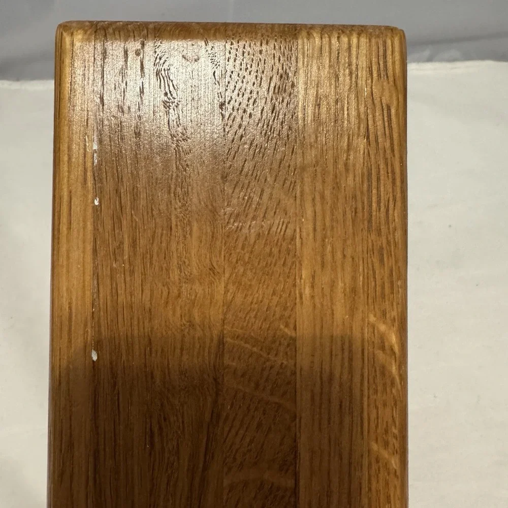 CUTCO 8 Slot Knife Block‎ Honey Oak Wood Includes 4 Steak Knife Slots